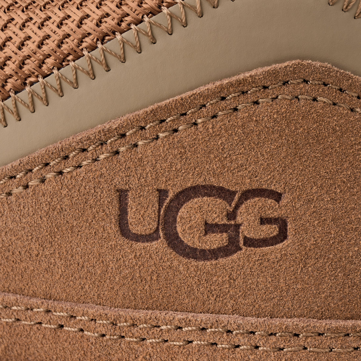 UGG Lowmel Womens Sneakers — Chestnut Suede Low-Top