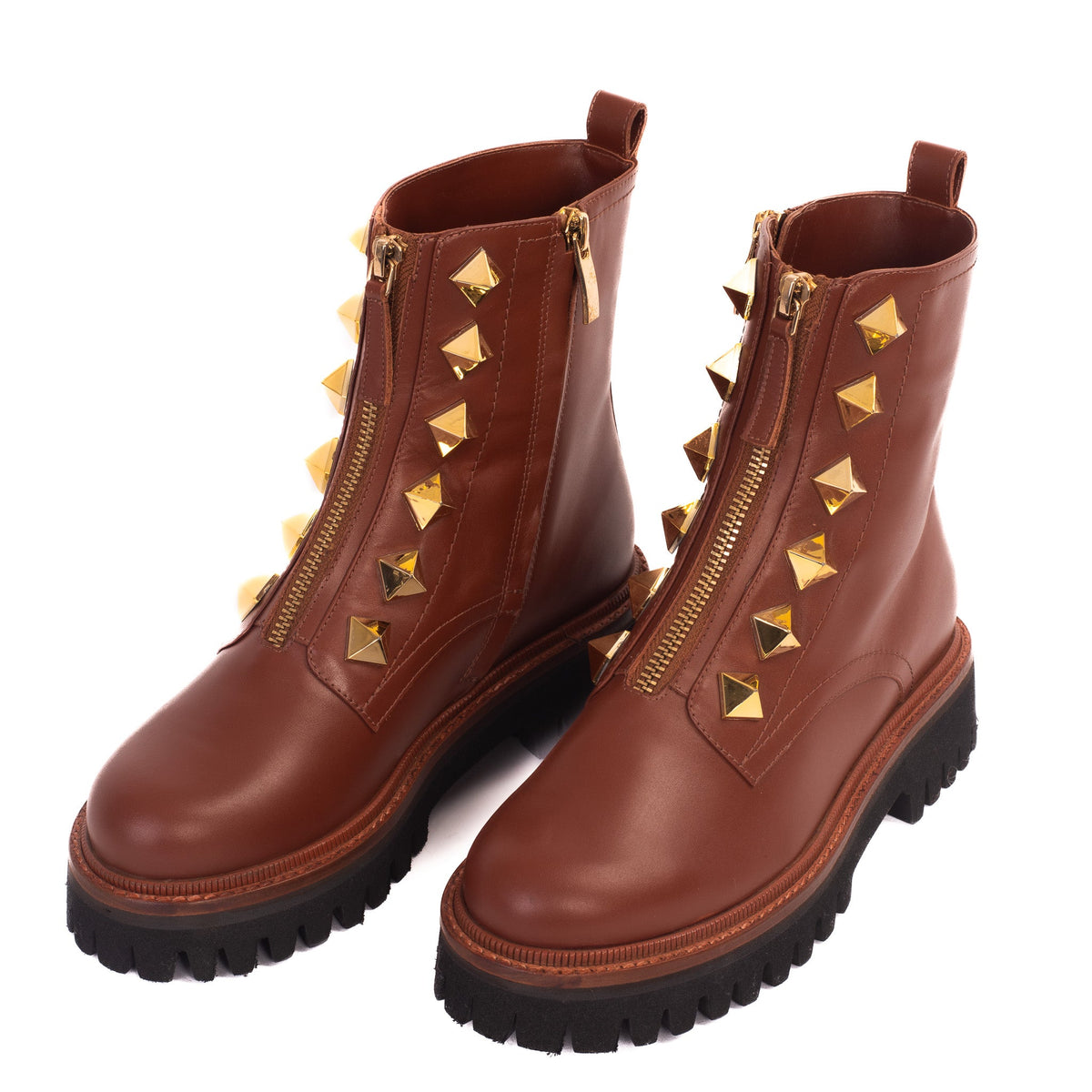 Vinci Leather The Ottawa Brown Leather Ankle Women Boot – product view 2
