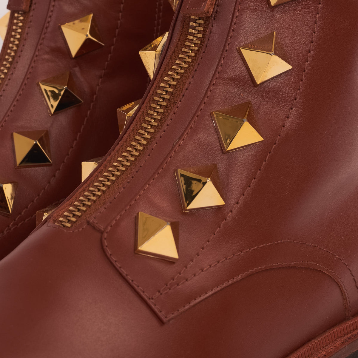 Vinci Leather The Ottawa Brown Leather Ankle Women Boot – product view 3