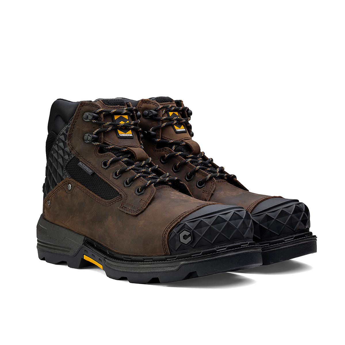 Pallet Jack 6" Composite Toe Waterproof Work Boot – Brown – product view 4