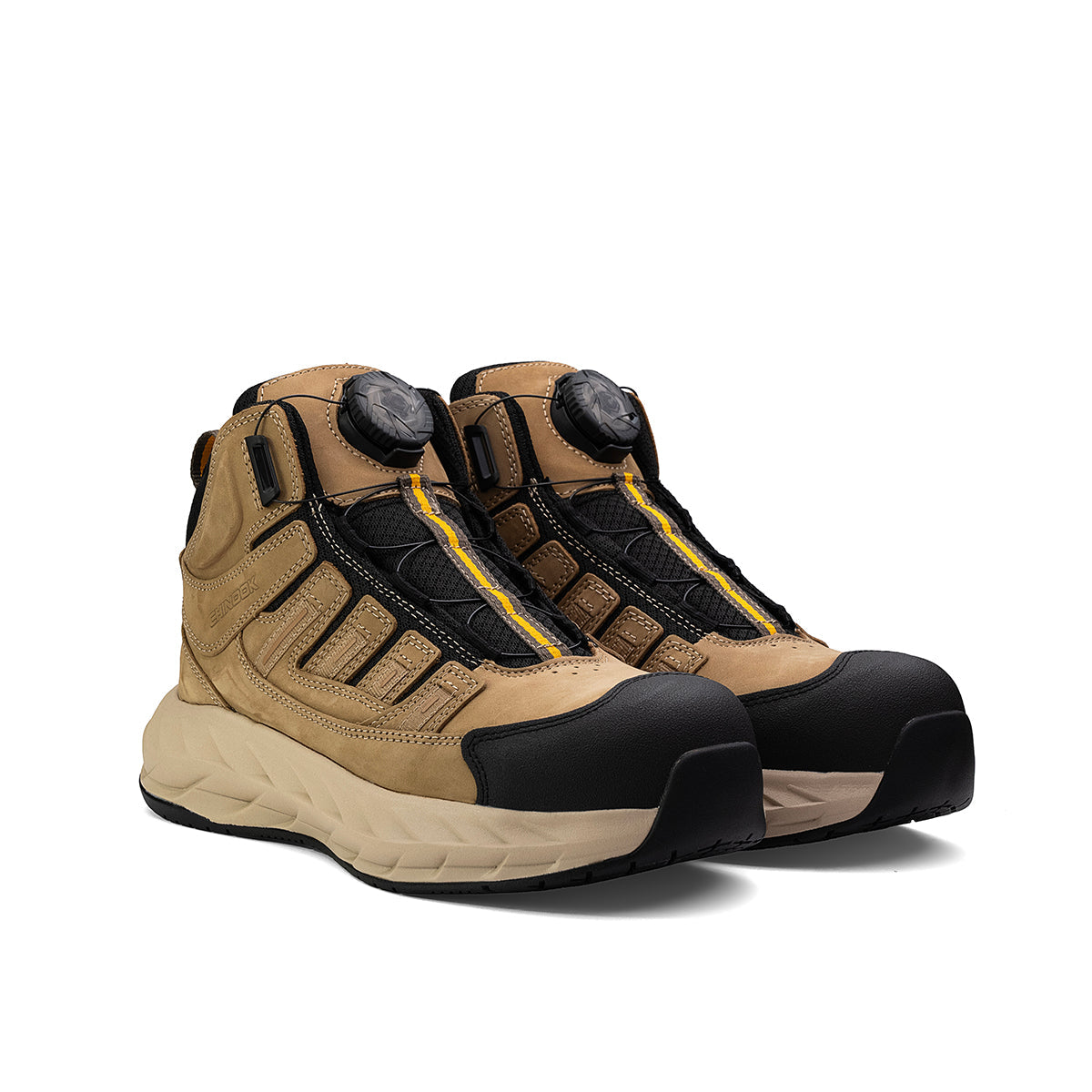 Pro Safety Mid 6" Composite Toe Men’s Shoe - Tan