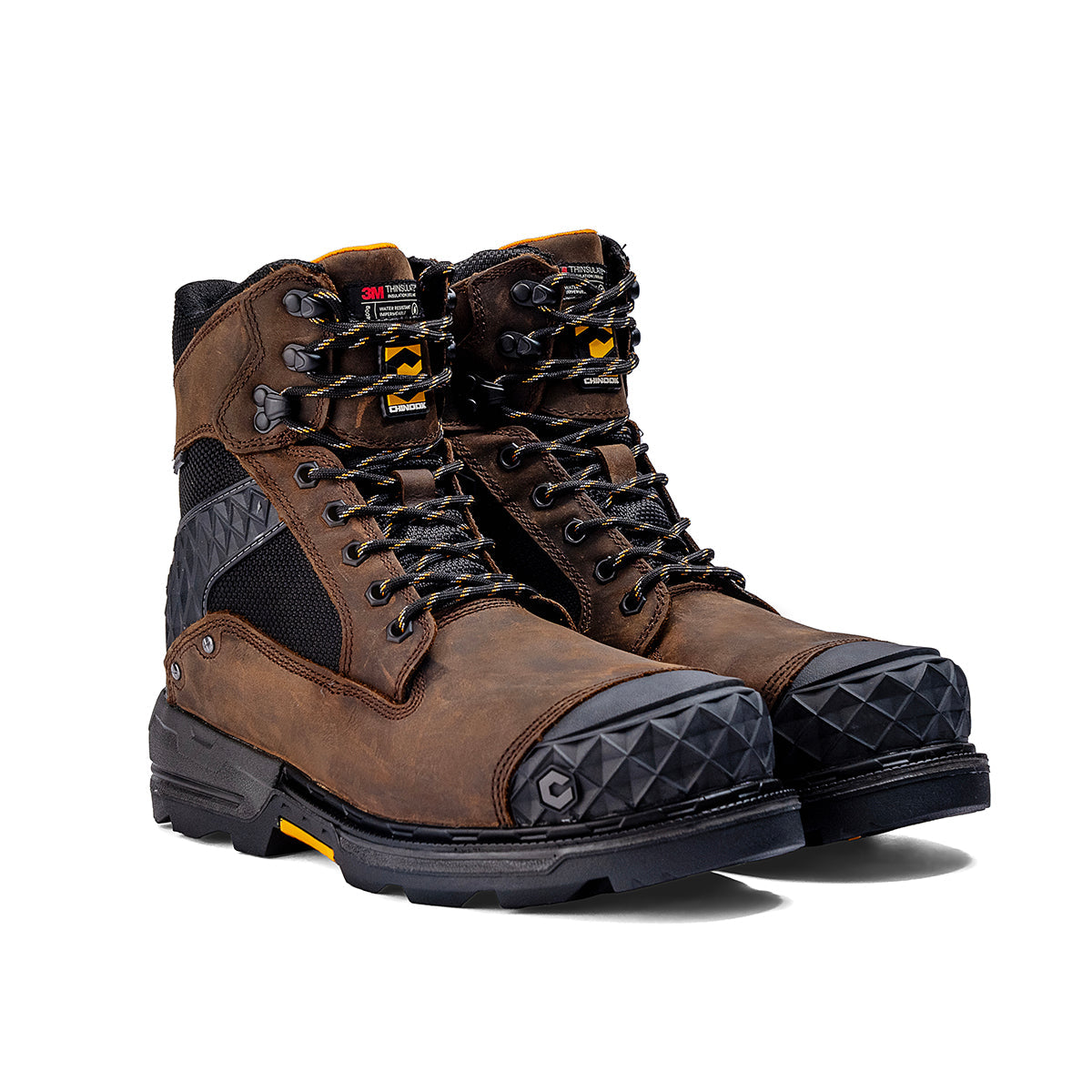 Pallet Jack 8” Insulated Composite Toe Waterproof Work Boot – Brown – product view 4