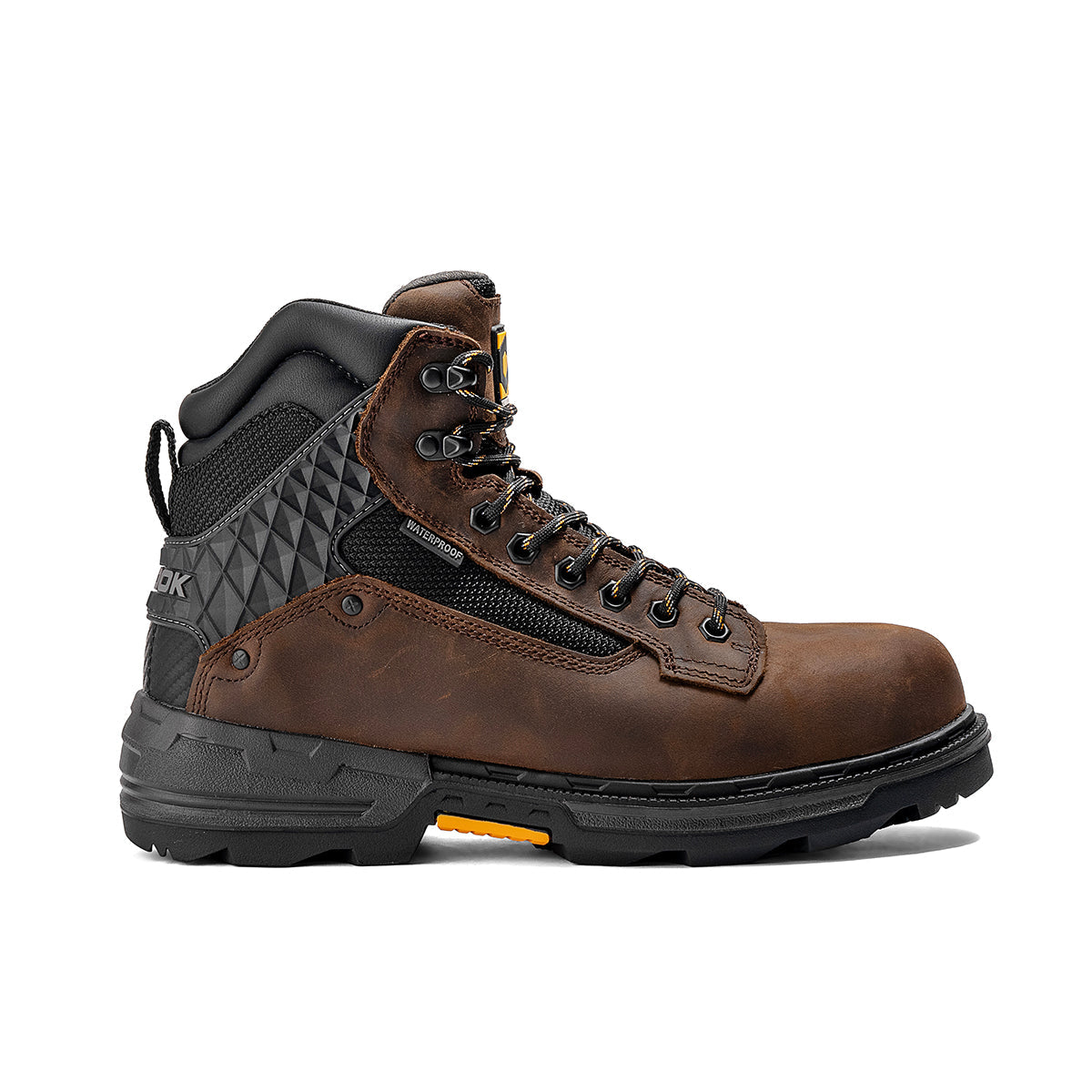 Pallet Jack 6" Plain Toe Waterproof Work Boot – Brown – product view 6