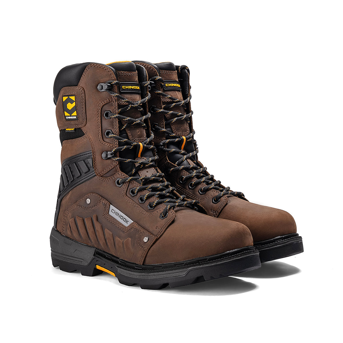 Scorpion 9” Soft Toe Waterproof Work Boot – Brown – product view 4