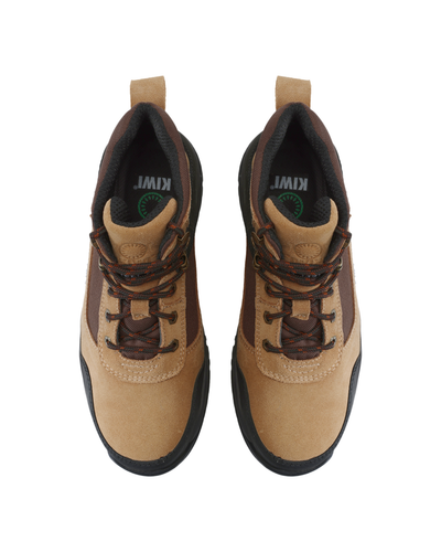 Kiwi Trek Wheat Suede/Nylon 5" Steel Toe Water Resistant Work Boots [69500]