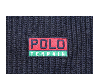 Polo Ralph Lauren Terrain Knit Cuffed Beanie Hat Navy