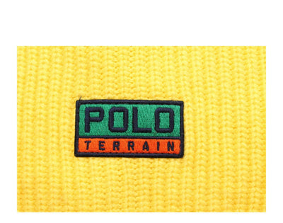 Polo Ralph Lauren Terrain Knit Cuffed Beanie Hat Yellow