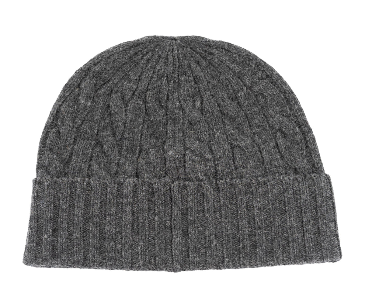 Polo Ralph Lauren Classic Cable Pony Men's Beanie — Charcoal