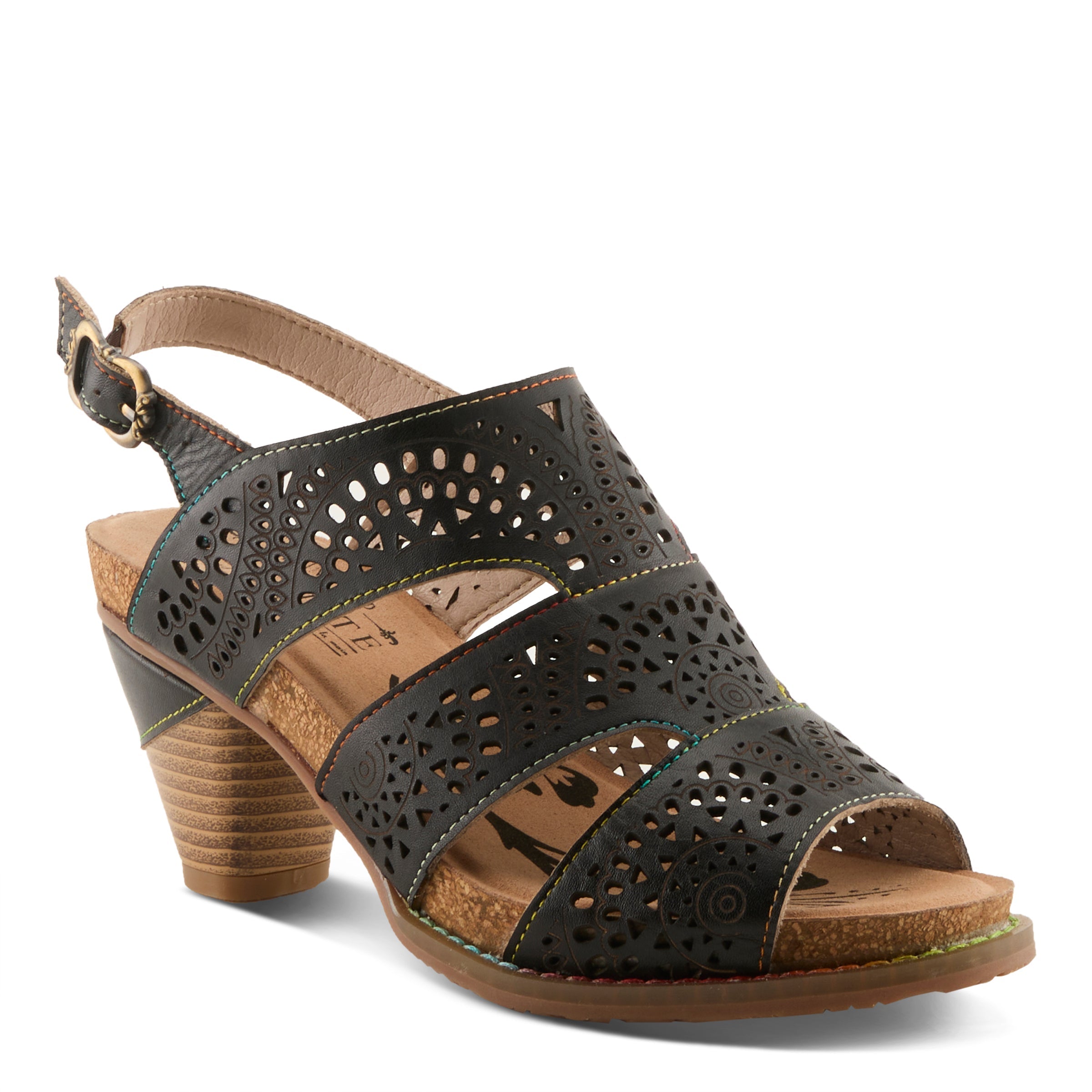 L'Artiste L'ARTISTE PERFDFECTION SANDALS sandal in yellow with handcrafted leather design
