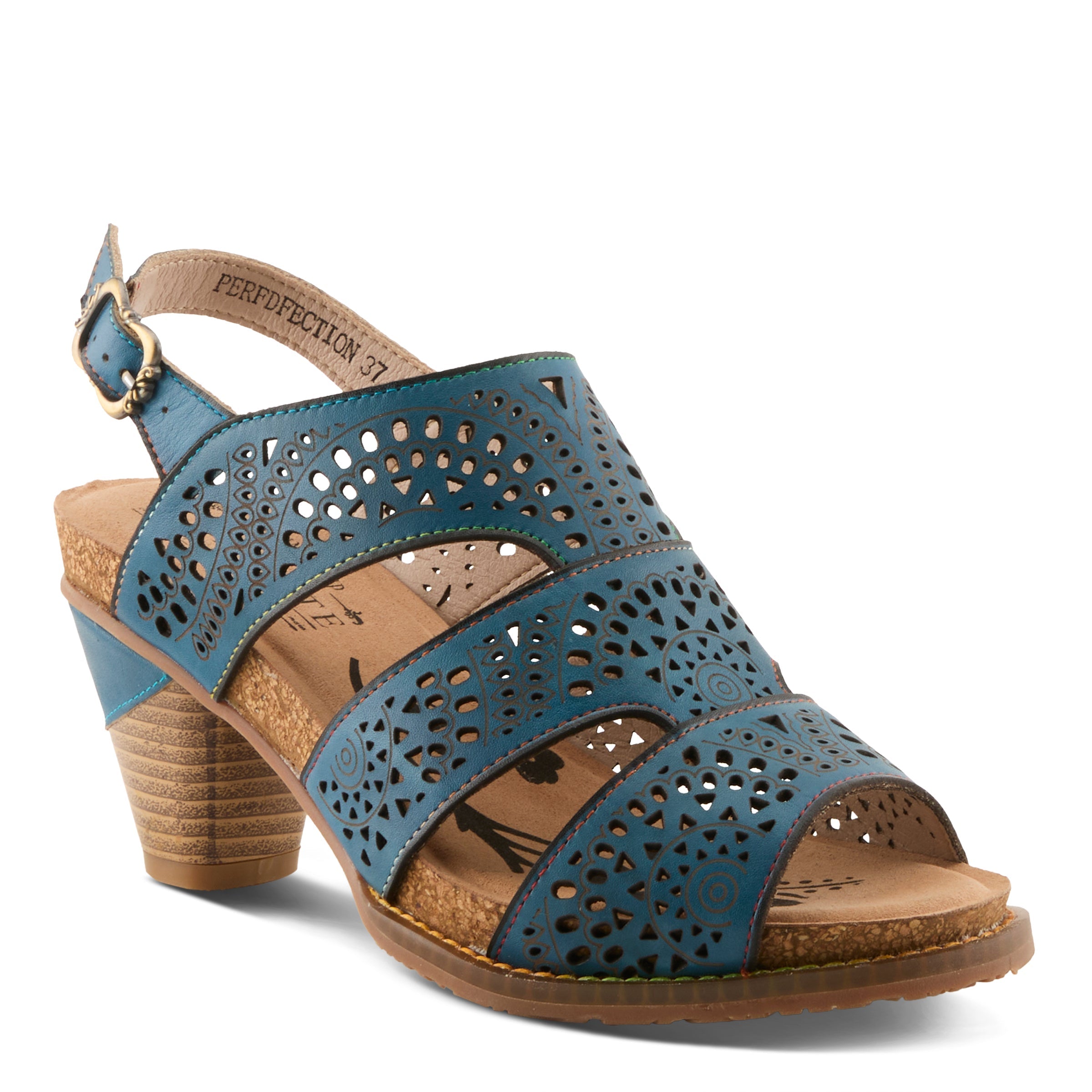 L'Artiste L'ARTISTE PERFDFECTION SANDALS sandal in camel with handcrafted leather design