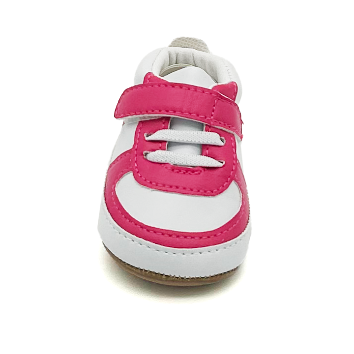 Air Maccabees Infant (Pink) Israel Star of David Leather Sneakers with Magen David – product view 4