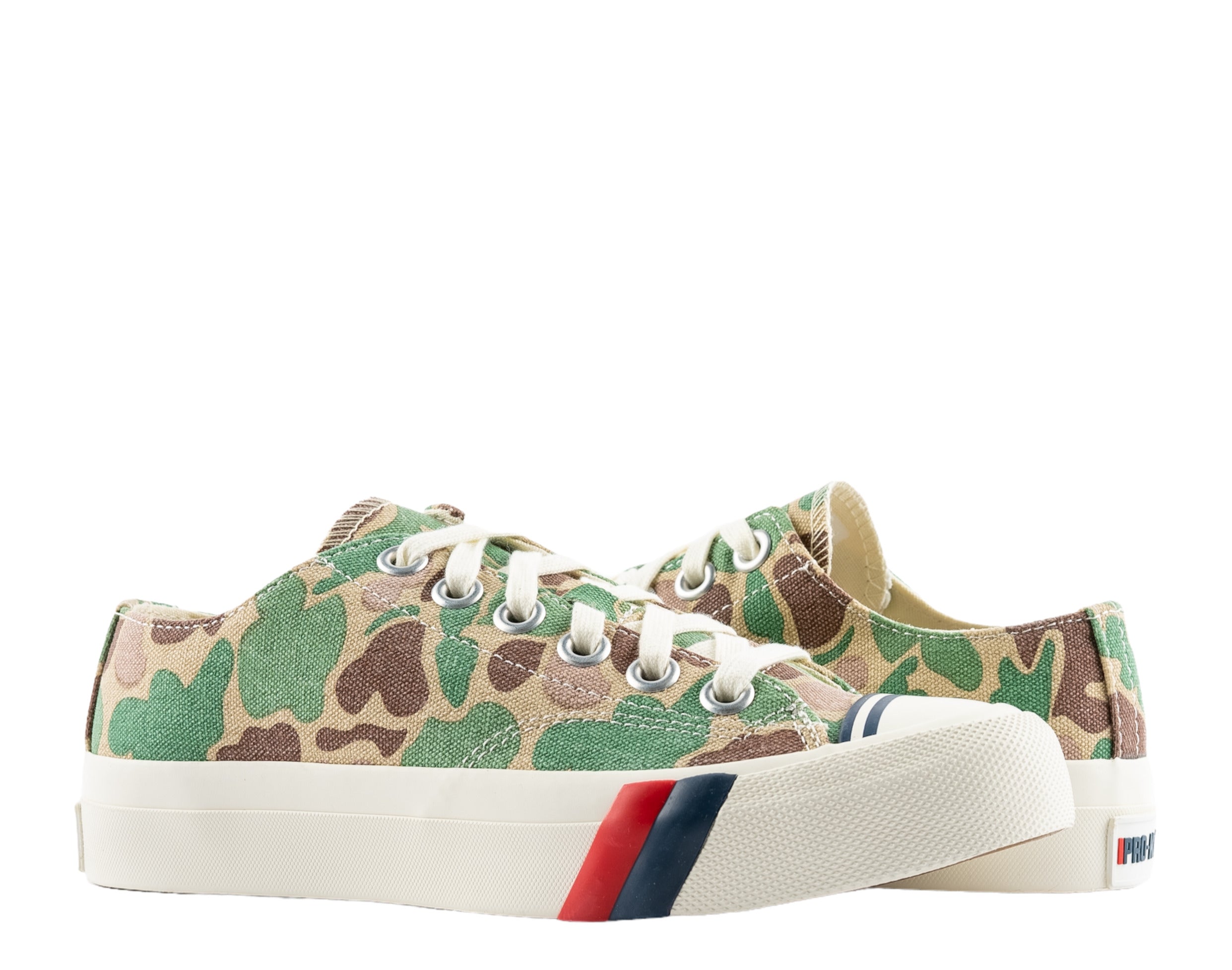 Pro-Keds Lo Sneakers — Royal/Camo/Olive