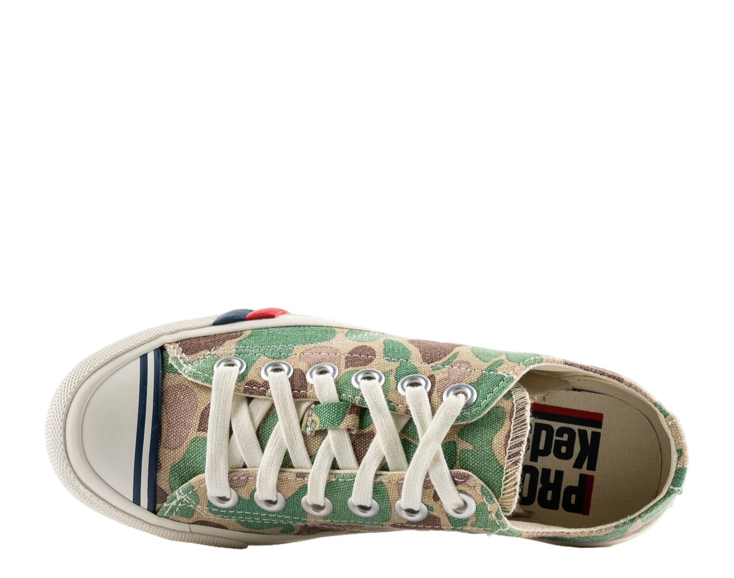 Pro-Keds Lo Sneakers — Royal/Camo/Olive