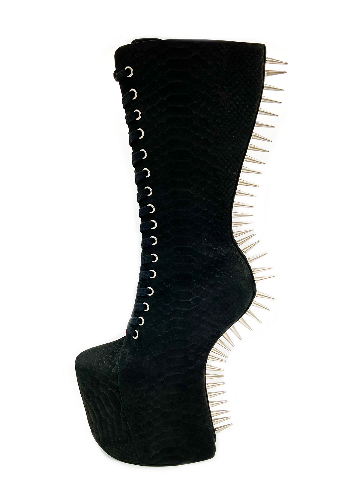 Charla Tedrick  Prehistoric Matte Snake Platform – side view
