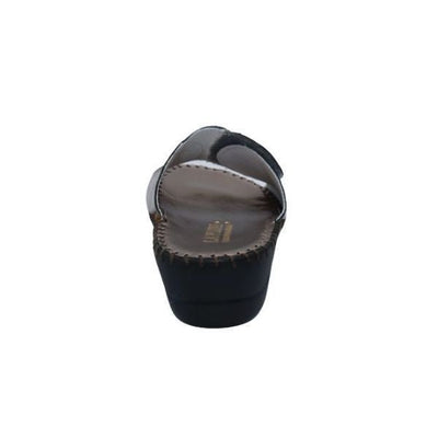 Paola Adjustable Leather Slide