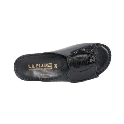 Paola Adjustable Leather Slide