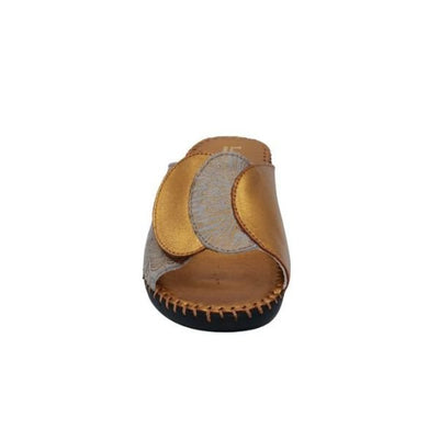 Paola Adjustable Leather Slide