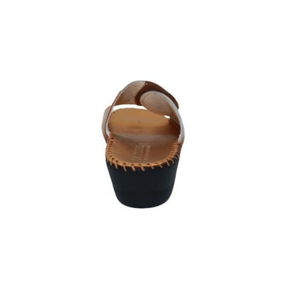 Paola Adjustable Leather Slide