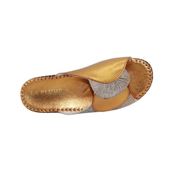 Paola Adjustable Leather Slide