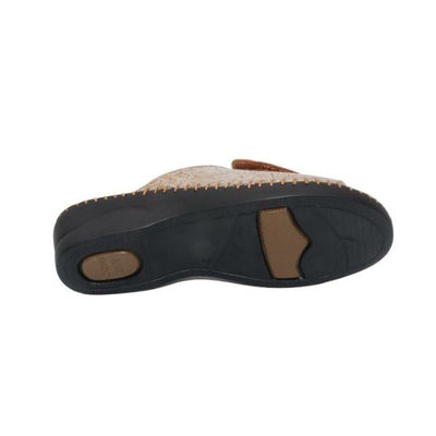 Paola Adjustable Leather Slide