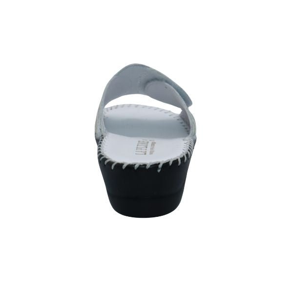 Paola Adjustable Leather Slide