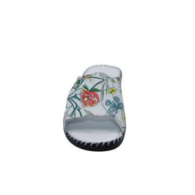 Paola Adjustable Leather Slide