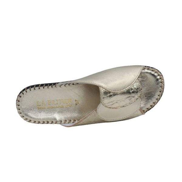 Paola Adjustable Leather Slide
