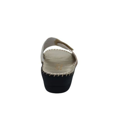 Paola Adjustable Leather Slide