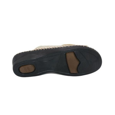 Paola Adjustable Leather Slide
