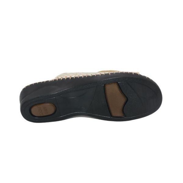 Paola Adjustable Leather Slide