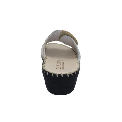 Paola Adjustable Leather Slide