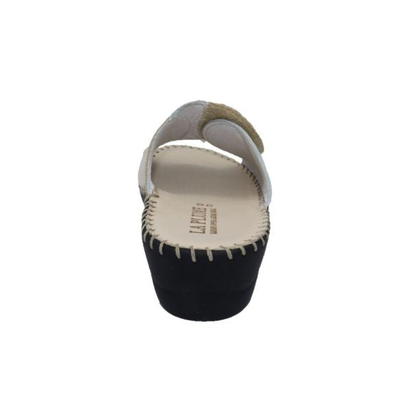 Paola Adjustable Leather Slide