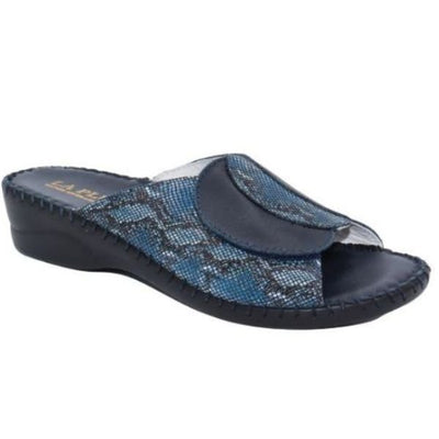 Paola Adjustable Leather Slide