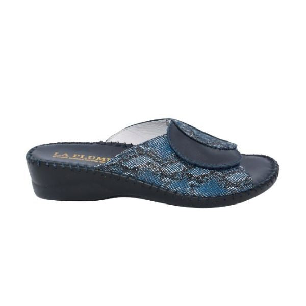 Paola Adjustable Leather Slide