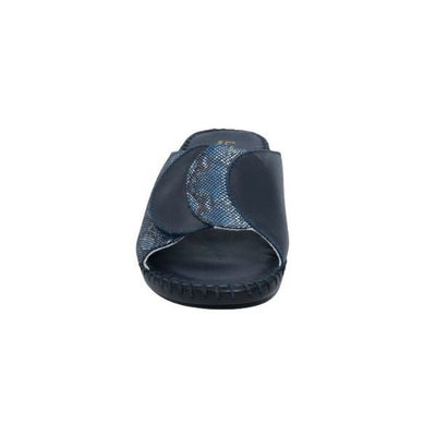 Paola Adjustable Leather Slide