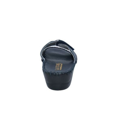 Paola Adjustable Leather Slide