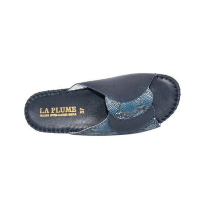 Paola Adjustable Leather Slide