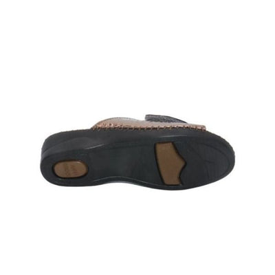Paola Adjustable Leather Slide