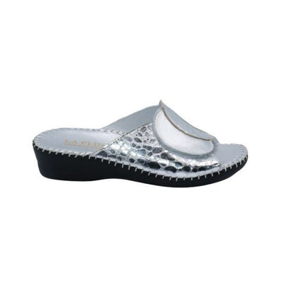 Paola Adjustable Leather Slide