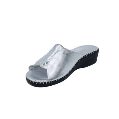 Paola Adjustable Leather Slide