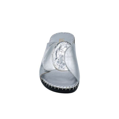 Paola Adjustable Leather Slide