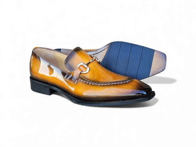 Carrucci Shoes Men's KS303 01P Men's Premium Leather Green KS303 01P