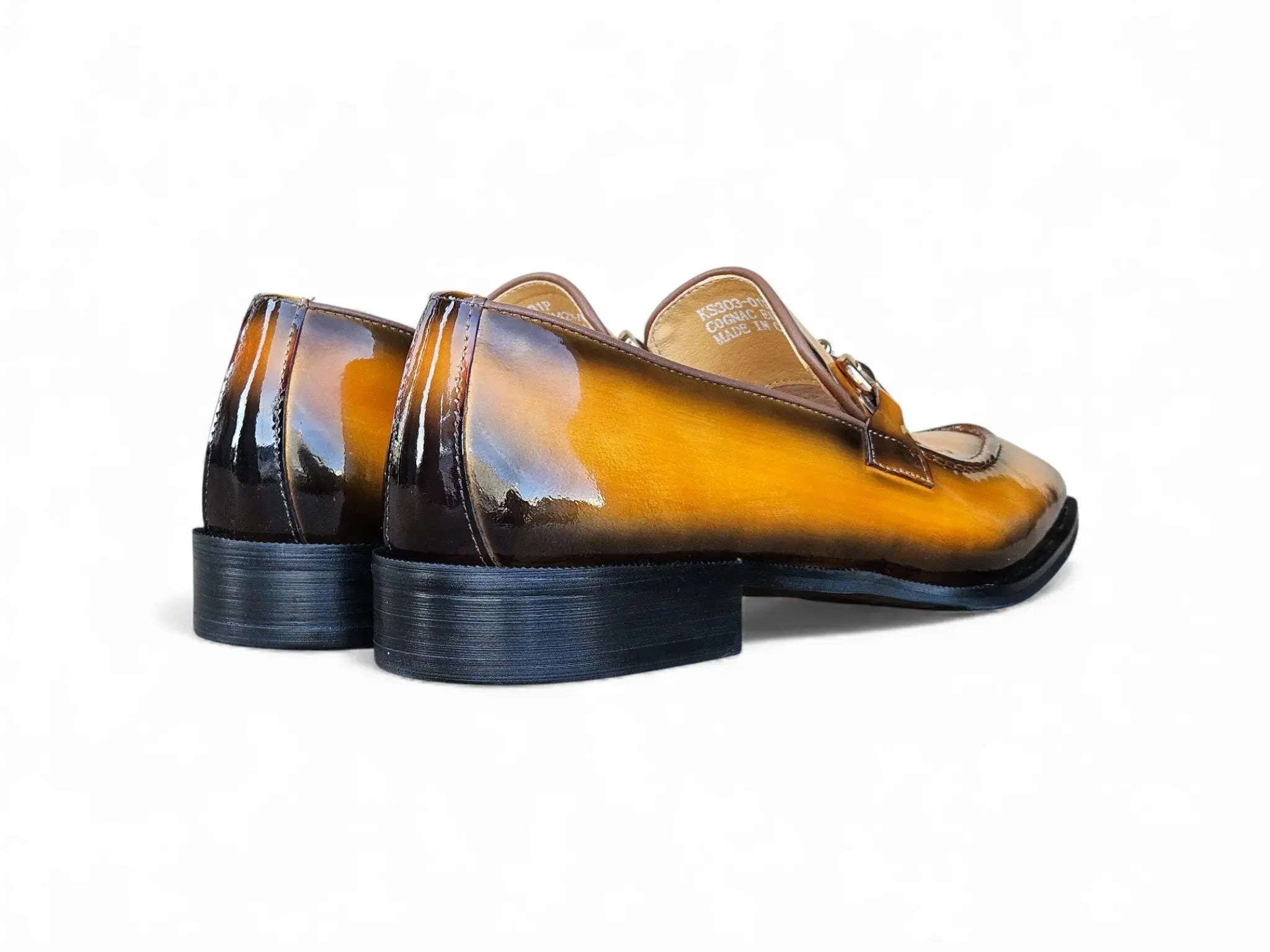 Carrucci Shoes Men's KS303 01P Men's Premium Leather Green KS303 01P