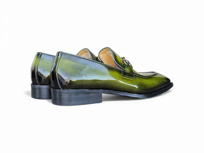Carrucci Shoes Men's KS303 01P Men's Premium Leather Green KS303 01P