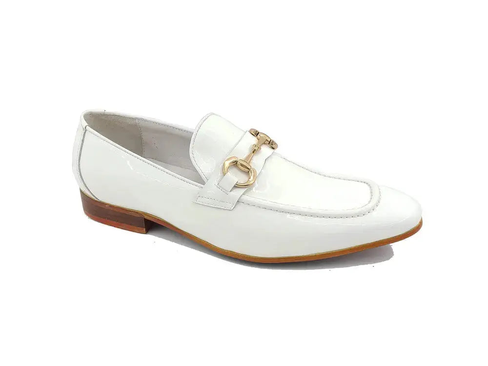Carrucci Shoes Ks Horse Bit Loafer Patent Leather Classic KS308 101P view 8