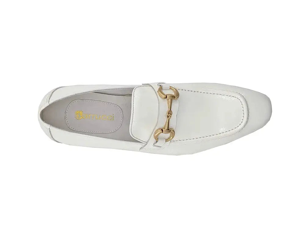 Carrucci Shoes Ks Horse Bit Loafer Patent Leather Classic KS308 101P view 9