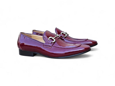 Carrucci Shoes Ks Horse Bit Loafer Patent Leather Classic KS308 101P view 13