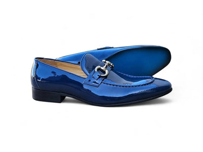 Carrucci Shoes Ks Horse Bit Loafer Patent Leather Classic KS308 101P view 11