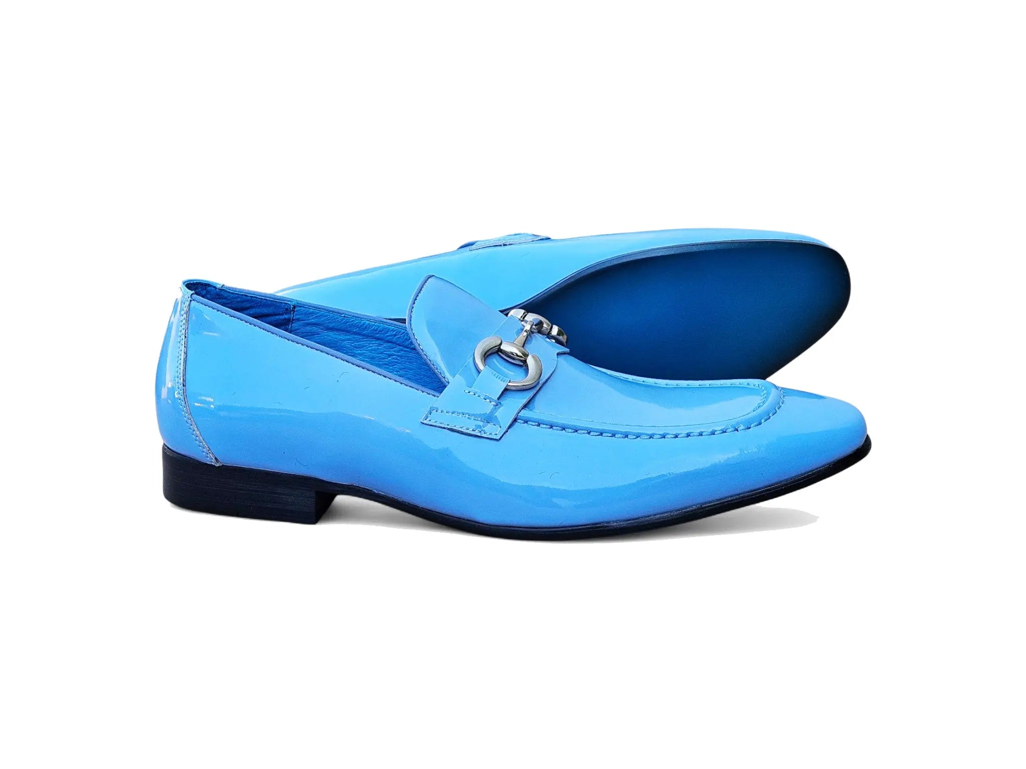 Carrucci Shoes Ks Horse Bit Loafer Patent Leather Classic KS308 101P view 17