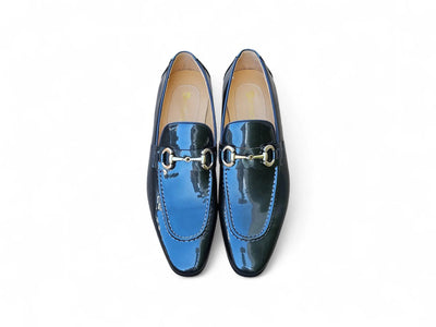 Carrucci Shoes Ks Horse Bit Loafer Patent Leather Classic KS308 101P view 22